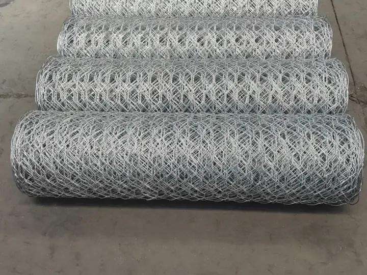 Galfan rockfall netting rolls