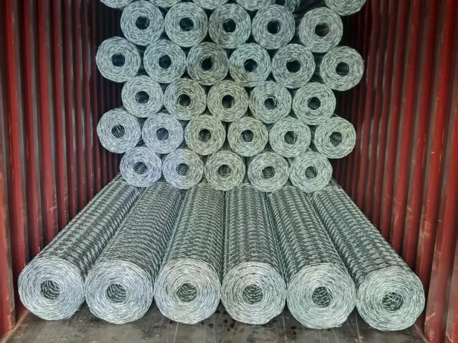 Rockfall netting container loading record