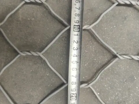80 mm mesh opening measurement for PVC coated rockfall netting