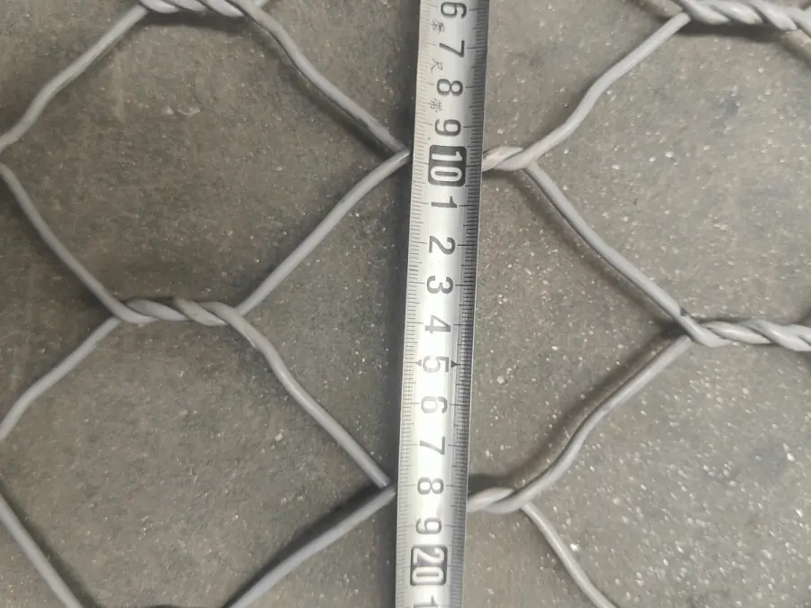 80 mm mesh opening measurement for PVC coated rockfall netting