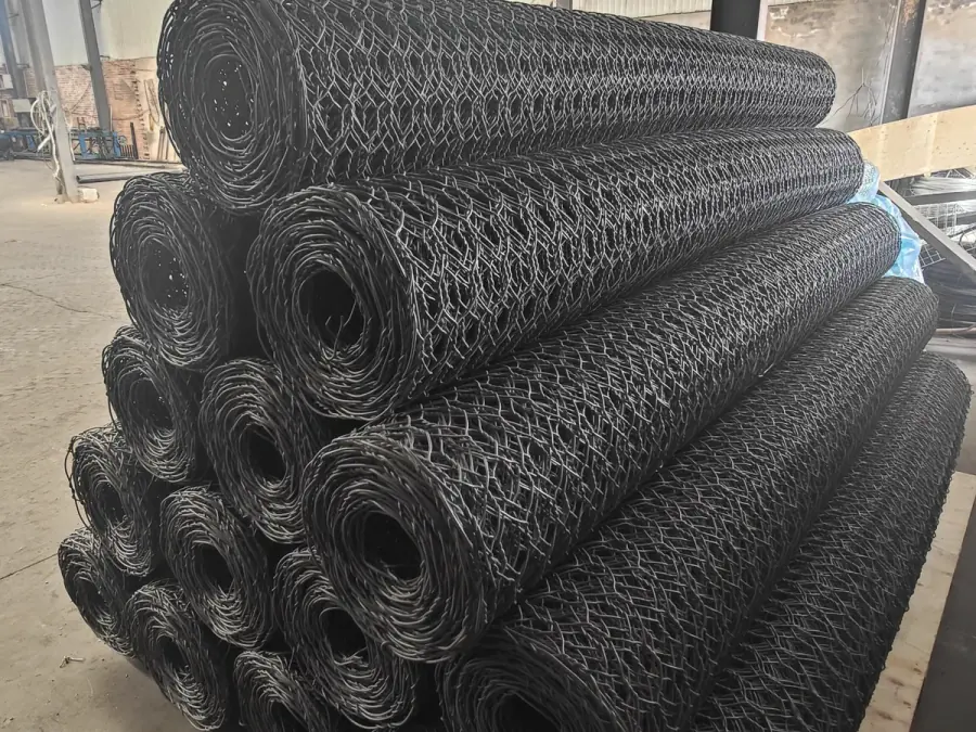 PVC coated Galfan rockfall netting
