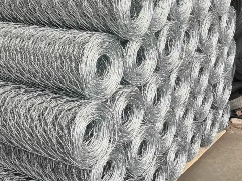 Hot dipped galvanized rockfall netting finished rolls