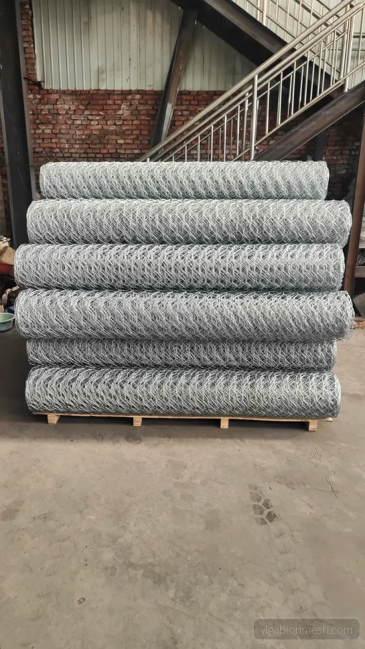 Hot dipped galvanized rockfall netting finished rolls